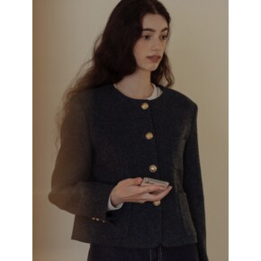 Stella wool jacket(Blue)