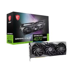 (엠에스아이)MSI 지포스 RTX 4070 Ti SUPER 게이밍 X 슬림 D6X 16GB 트라이프로져3