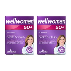 Vitabiotics Wellwoman 50 플러스 여성 웰 우먼 멀티 미타민 30정 2개