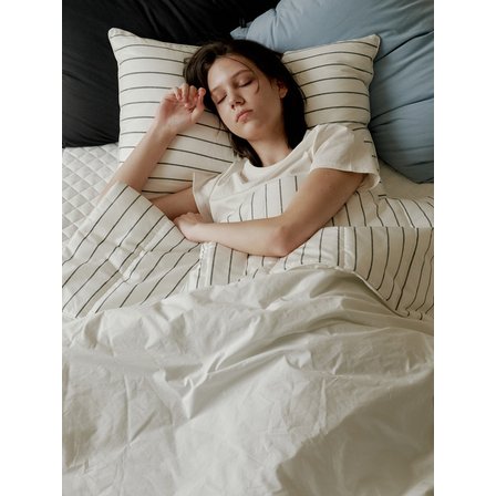 콤마씨 고밀도 60수 냉감 양면 차렵이불 (2color)