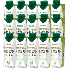 무항생제인증 바른목장우유 250ml(15팩)