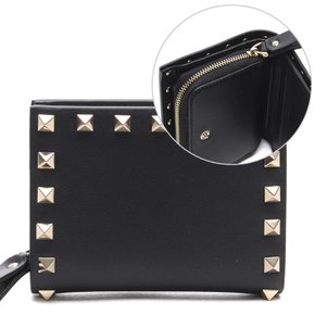 Garavani Rockstud Compact Bifold Wallet RW2P0620 BO L0NO19S