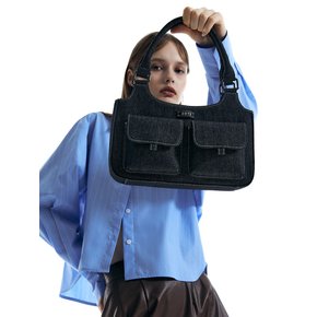 Linda Tote Bag (Denim Black)