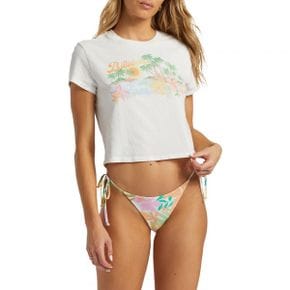 4627071 Billabong By the Sea Cotton Graphic Crop T-Shirt