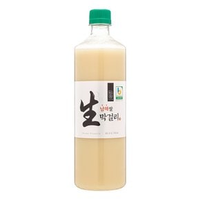 다랭이팜 남해쌀 생막걸리 6도 750ml