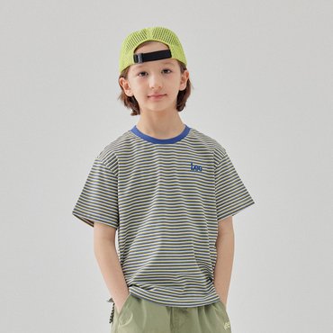 Lee Kids 트렌드 스트라이프 티셔츠 네이비 LK2502ST11NA