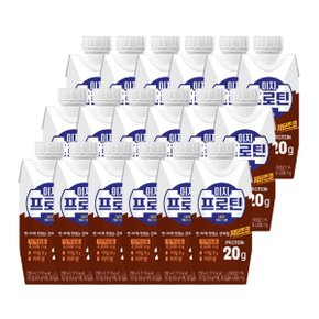 롯데웰푸드 파스퇴르 이지프로틴 저당 초코 250ml x 18팩