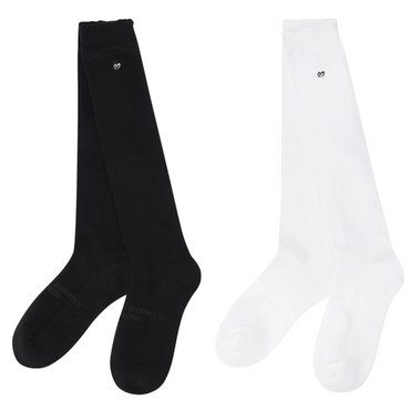 마스터바니 25S/S(421E7SC053)여성 심볼 자수 프릴 니삭스