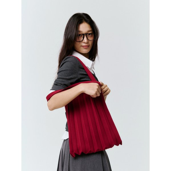 뉴숄더백 버건디