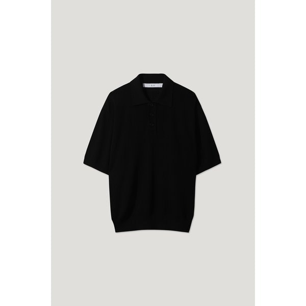 [여주점] [이로] 남성 BASIC 스트레치 카라 니트 IQWBM24704BKX