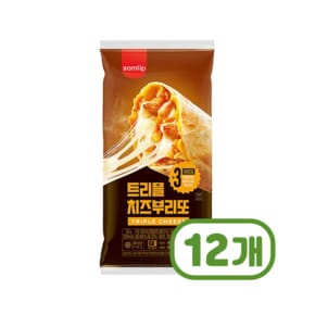 삼립 트리플 치즈부리또 간편즉석조리 125g x 12개