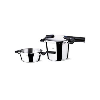  독일 휘슬러 압력솥 Fissler Vita퀵 퀵Cook 2Piece Cooking Pan Set 22 cm 캐패시티 2.5 6 Litre