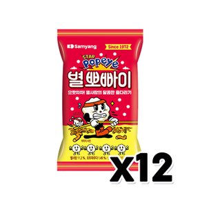 별뽀빠이 라면스낵 봉지과자 72g  x 12개