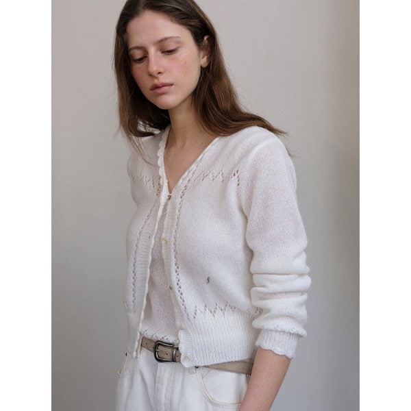 ROSEE LACE CARDIGAN SET [IVORY]