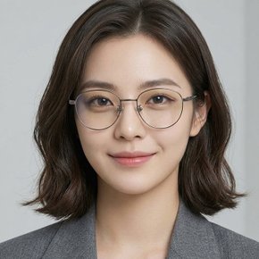 안경테 L2510A 020 동그란 티타늄 여자 남자 가벼운 안경