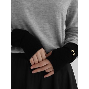 SLEEVE WARMER / LAMBS WOOL / BLACK