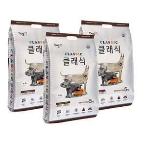 도그랑 클래식 5kg x 3개 강아지 사료