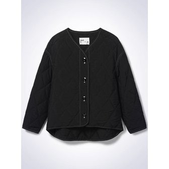 HAUS 072C ONION QUILTING JACKET BLACK