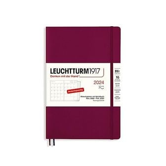  독일 불렛저널 로이텀 다이어리 위클리 노트 LEUCHTTURM1917 367578 Monthly Planner Notebook P