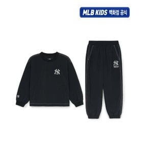 (백화점공식)24FW 스트릿 로고 우븐 맨투맨세트7AS2B0246-50BKS