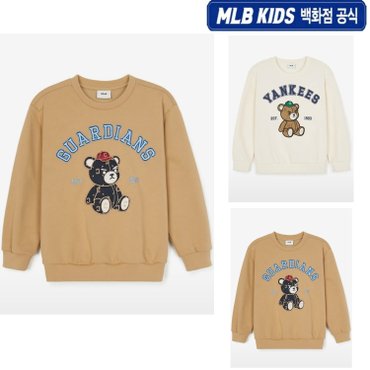 MLB키즈 24FW [KIDS] 모노베어 아플리케자수 맨투맨 7AMTC0144 (2Ccolor)