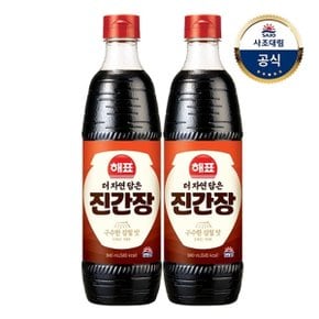 [사조대림] 더 자연 담은 진간장 840ml x2개