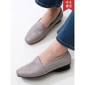 국내생산 발등샤링 고급 천연 가죽 컴포트 로퍼 빅사이즈 255 좁은볼 2cm 112350