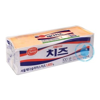 미강착한먹거리 서울 냉장 체다치즈 100매 1.8kg WJT
