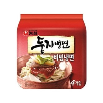  농심 둥지 비빔냉면 162g 멀티4입 x8개