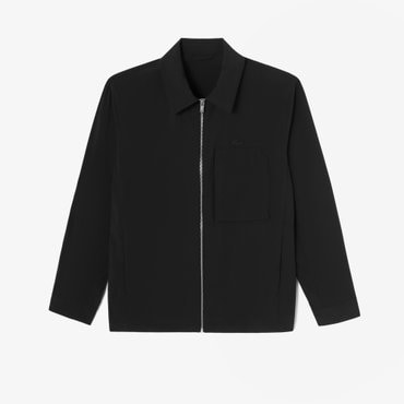 라코스테 (남성)셔츠형 아우터 카라 자켓(BH606E-55G 031)블랙