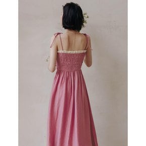 LS_Rose pink bandeau dress