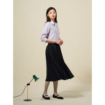 빈폴레이디스 주름 변형 스커트 - 네이비 (BF5227C03R)