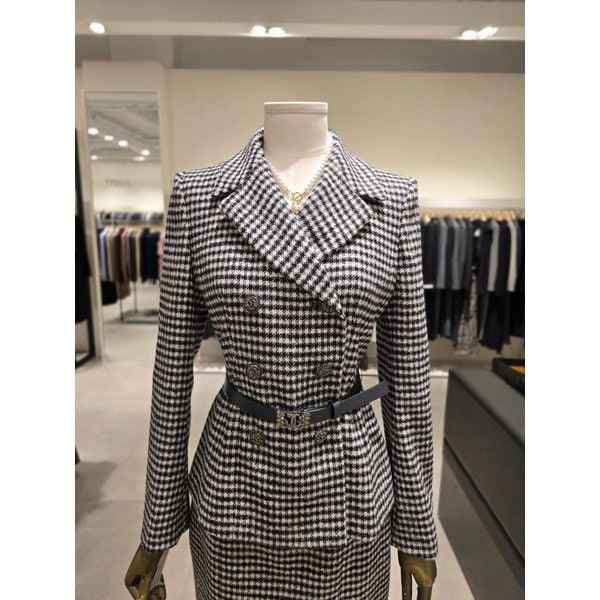 [파주점] 울 블렌드 하운드투스 체크 셋업 자켓 JRBA0JK741