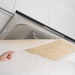 주방 가스 후드커버 기름때방지 후드망 청소필터 난연