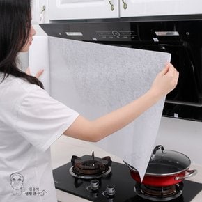 주방 가스 후드커버 기름때방지 후드망 청소필터 난연