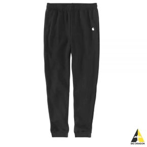 CARHARTT 칼하트 LOOSE FIT MIDWEIGHT TAPERED SWEATPANTS (105307-BLK) (루즈 핏 미드웨이트 테