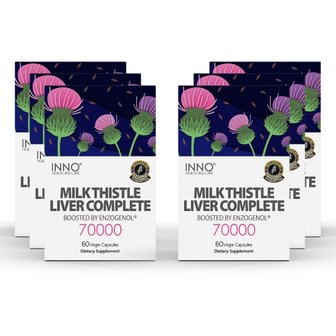  이노헬스앤케어 밀크씨슬 추출물 60배지캡슐 6개