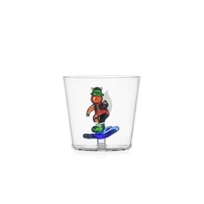 Olympic Snow Games Tumbler Water Squirrels and skis
