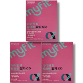 건강식품 동국제약 마이핏S 핑크핏 알파CD 분말 14포 3박스