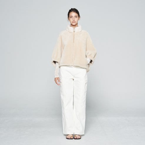 사바티에 24FW 밍크 카라 램 자켓 (J12030OS)