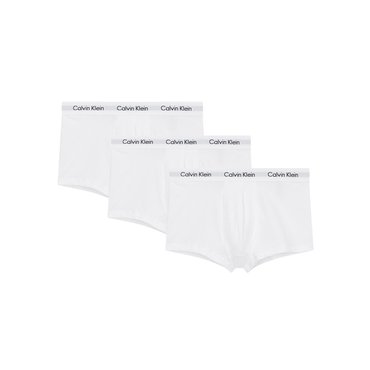 Calvin Klein Underwear 남성 코튼 스트레치 로우라이즈 트렁크 3PK_NB2614100