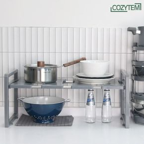 스마트 스토리지 선반600 그릇 냄비 거치대 정리대