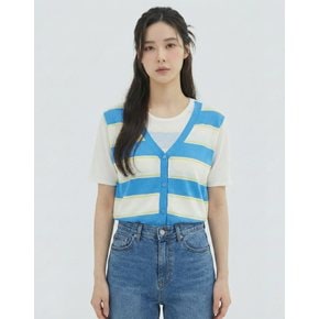 컬러배색포인트 반팔니트_VB27KTQ307Z