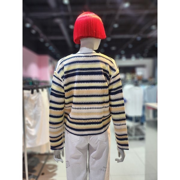 [부산점] 멀티 스트라이프 니트 자켓 BAJK02511