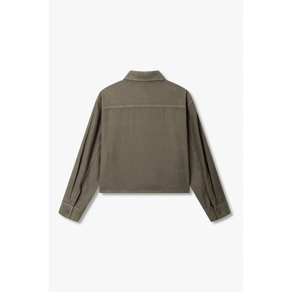 [리오더] 코듀로이 크롭 셔츠 블라우스 7125460501237