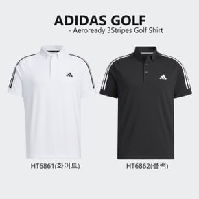 에어로레디 3S 골프 남성 폴로 반팔 티셔츠 HT6861(화이트) HT6862(블랙)