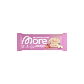  모어 More 프로틴 바 화이트 초콜릿 딸기 크림 50g