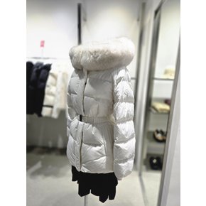 [여주점] 웨이스트 테이프 장식 숏 구스점퍼 ER4TD502