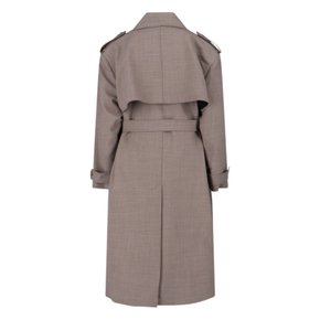 더 프랭키 샵 여성 코트 Trench BLEECKER TRENCH COATTAUPE MELANGE FW25