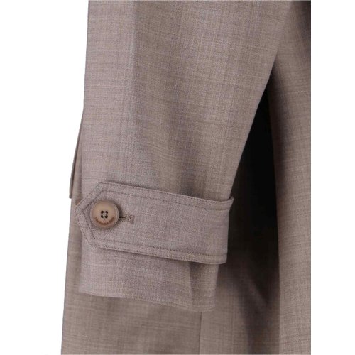THE FRANKIE SHOP Trench Coat FW25 BLEECKER TRENCH COATTAUPE MELANGE